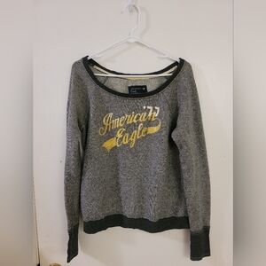 American Eagle Outfitters Gray Sweater